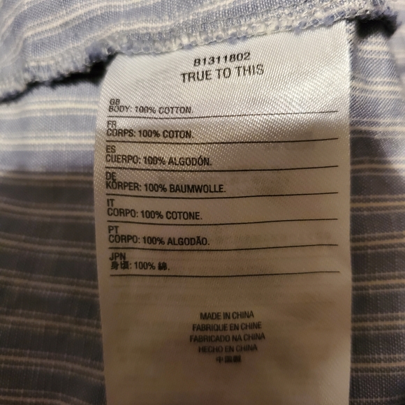 Volcom Striped Cotton Denim Overall Mini Dress S - Picture 7 of 7